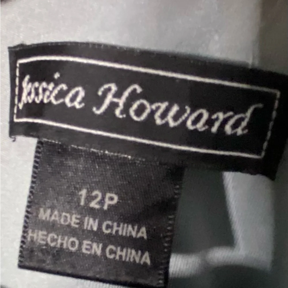 Jessica Howard Stunning Silver Dress with jacket 12P - Picture 5 of 10